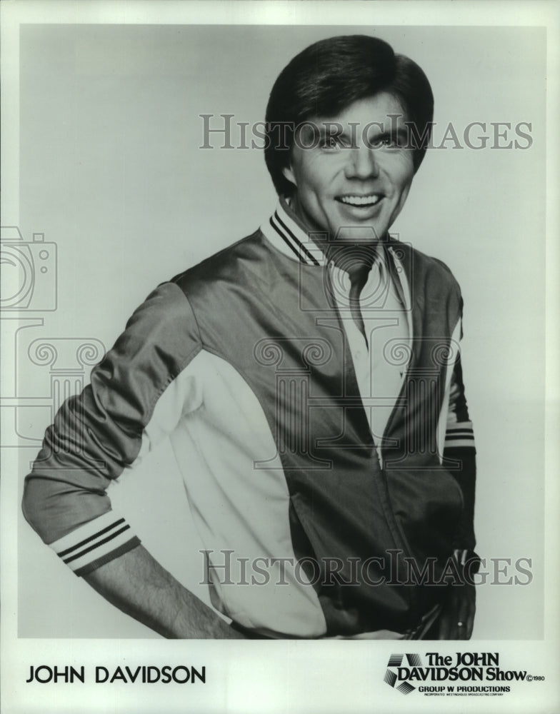 Press Photo John Davidson star of "The John Davidson Show," Group W Production