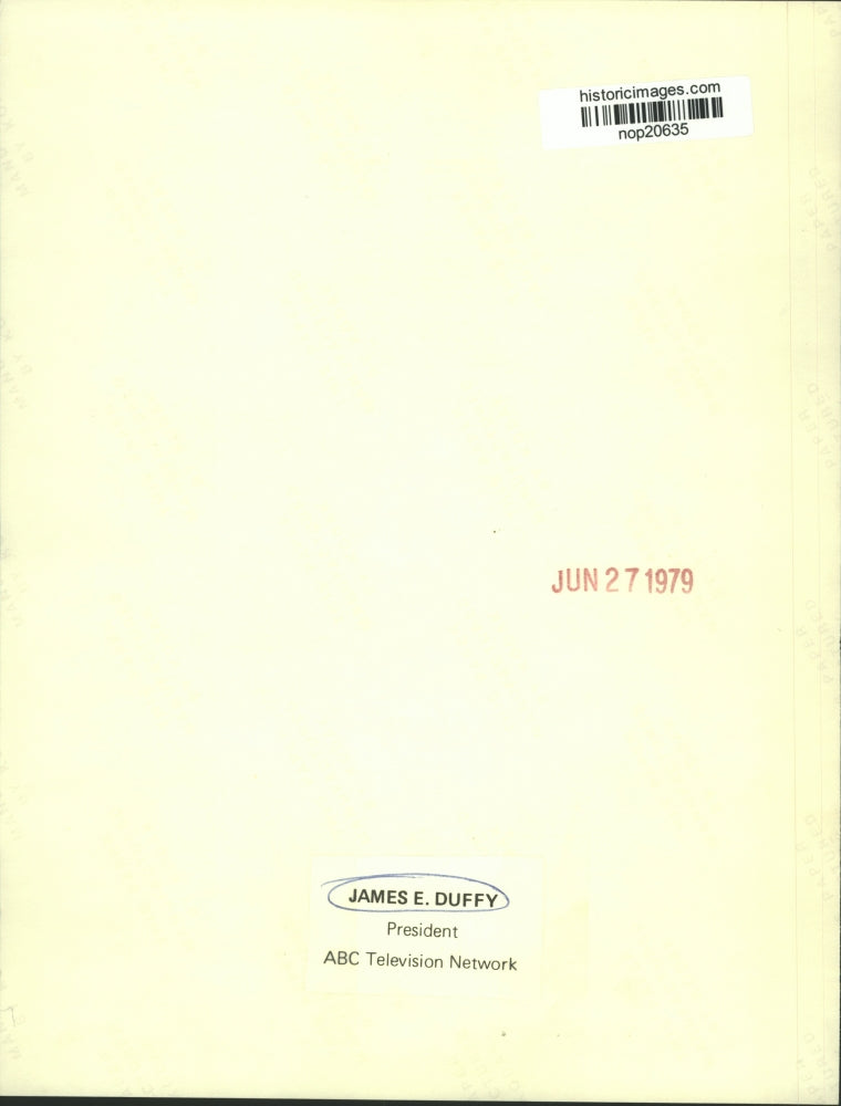 1979 Press Photo James E. Duffy, President, ABC Television Network. - nop20635