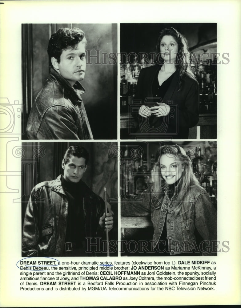 Press Photo &quot;Dream Street&quot; Cast Dale Midkiff, Jo Anderson, Cecil Hoffmann- Historic Images