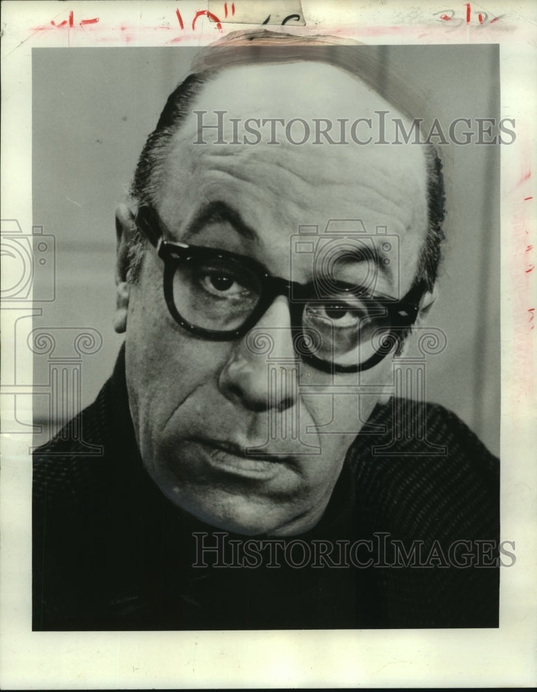 1974 Press Photo Actor Richard Deacon of "The Dick Van Dyke Show" - nop20974