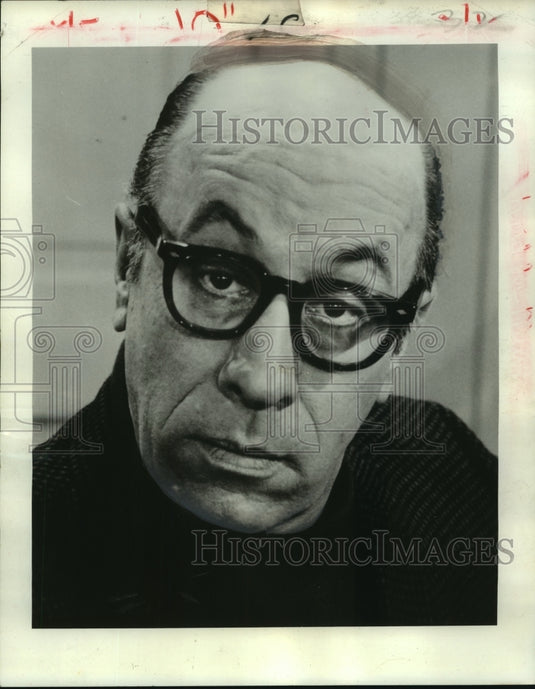 1974 Press Photo Actor Richard Deacon of "The Dick Van Dyke Show" - nop20974