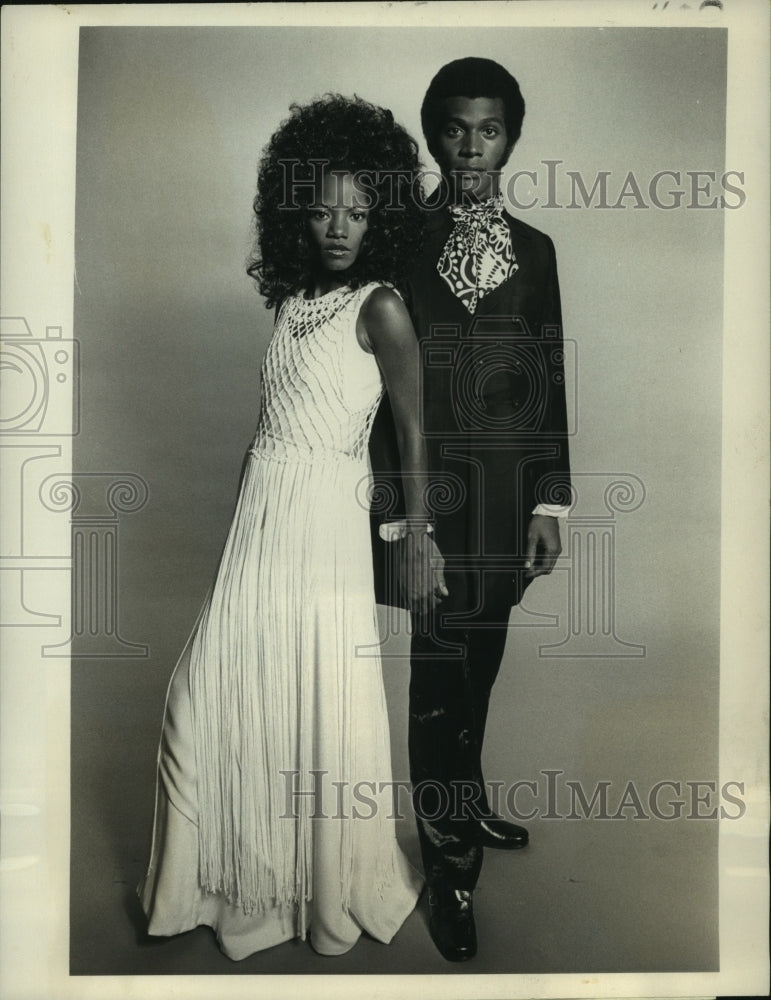 1972 Press Photo Melba Moore, Clifton Davis &quot;The Melba Moore-Clifton Davis Show&quot;