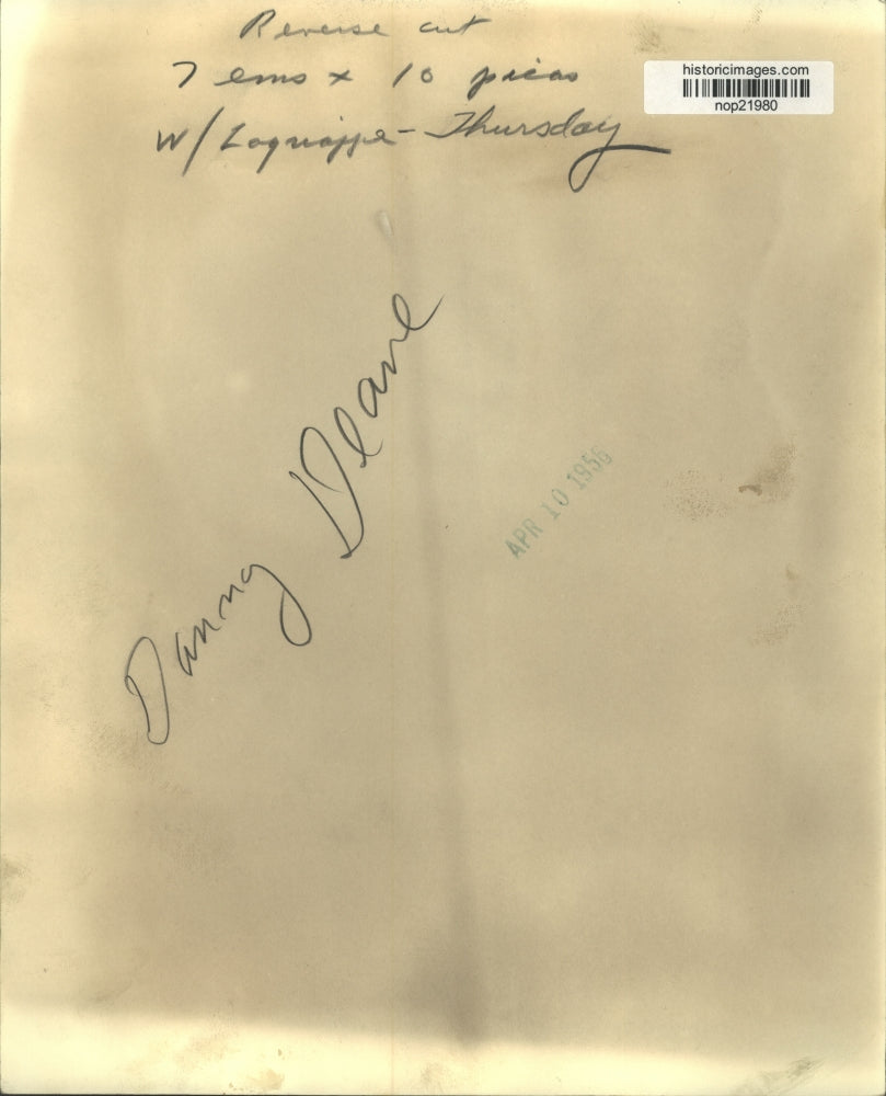 1956 Press Photo Danny Deanne and His Orchestra. - nop21980