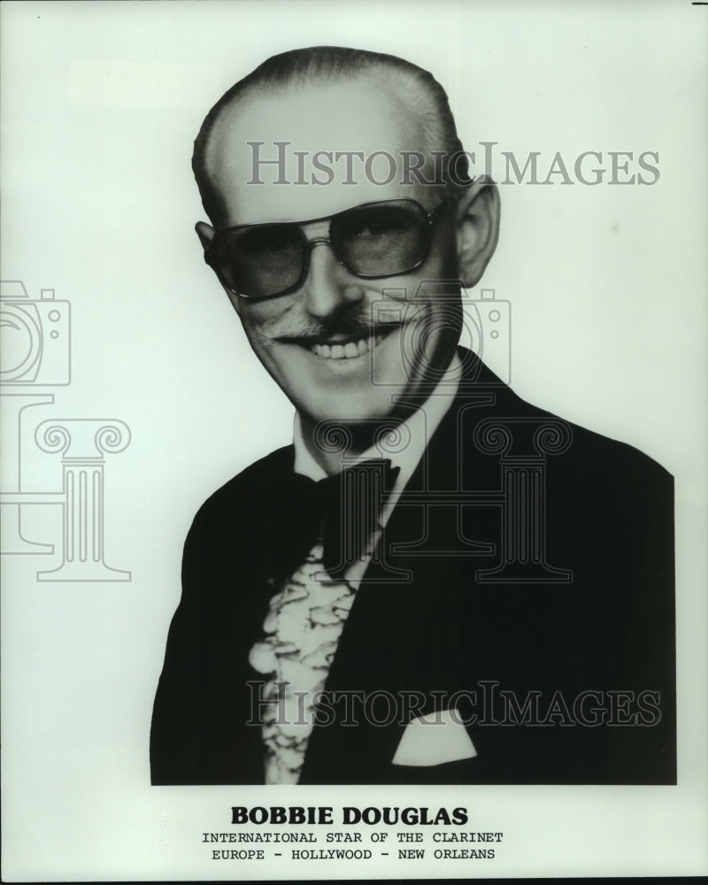 1976 Press Photo Bobbie Douglas, clarinet player. - nop22250