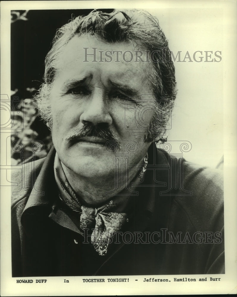 1976 Press Photo Howard Duff in Together Tonight - nop22265