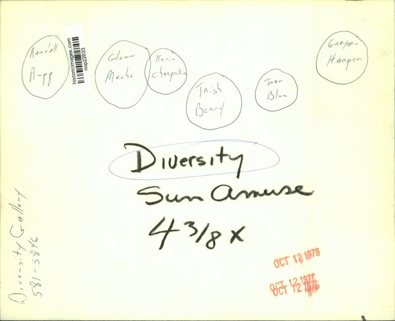 Load image into Gallery viewer, 1978 Press Photo Artists at the Diversity Gallery - nop22633
