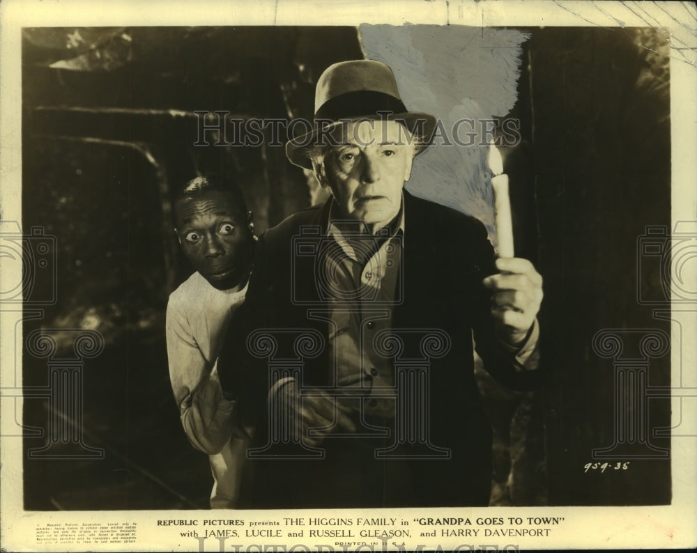 1940 Press Photo Harry Davenport stars in Grandpa Goes to Town. - nop22748