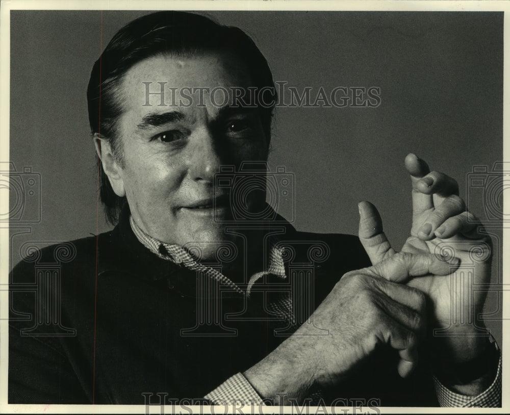 1989 Press Photo Cajun Balladeer John Du Bois - nop22871