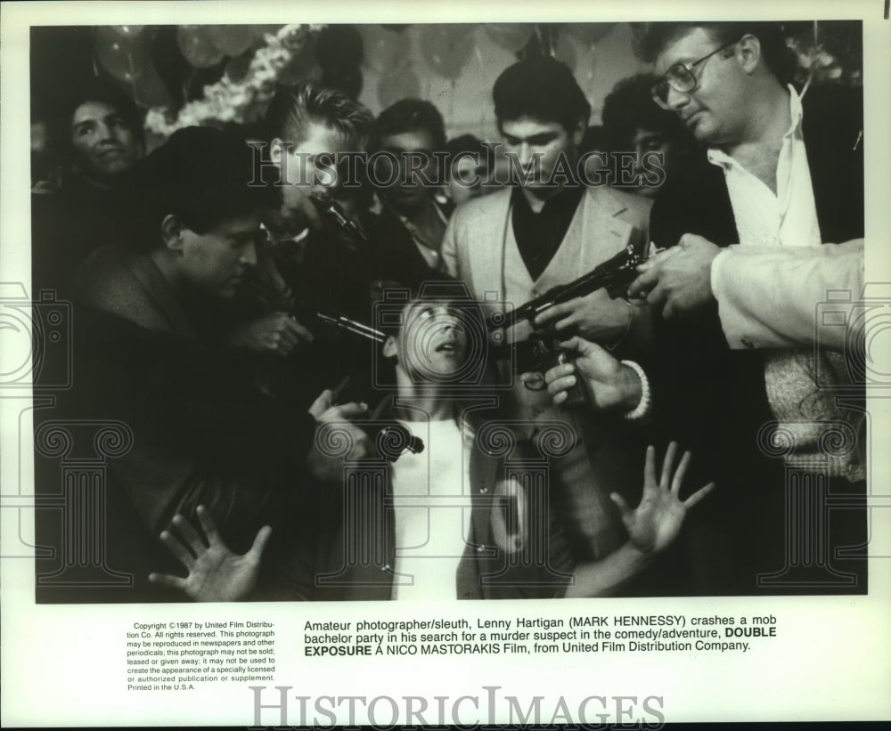 Press Photo Mark Hennessy as Lenny Hartigan in Double Exposure - nop22909- Historic Images