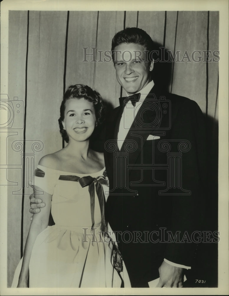 1955 Press Photo Actor John Ericson &amp; Singer/Actress Milly Coury - nop23829- Historic Images