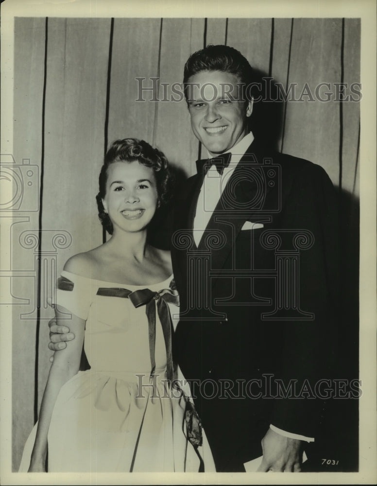 1955 Press Photo Actor John Ericson & Singer/Actress Milly Coury - nop23829- Historic Images