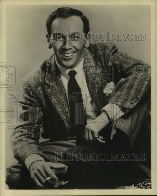 1961 Press Photo Actor King Donovan In "Once Upon a Mattress" Musical- Historic Images