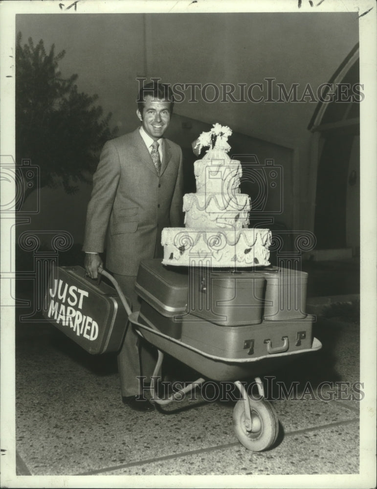 1970 Press Photo Bob Eubanks, &quot;The Newlywed Game&quot; - nop24523