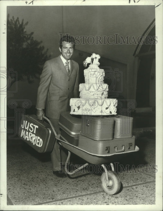 1970 Press Photo Bob Eubanks, "The Newlywed Game" - nop24523