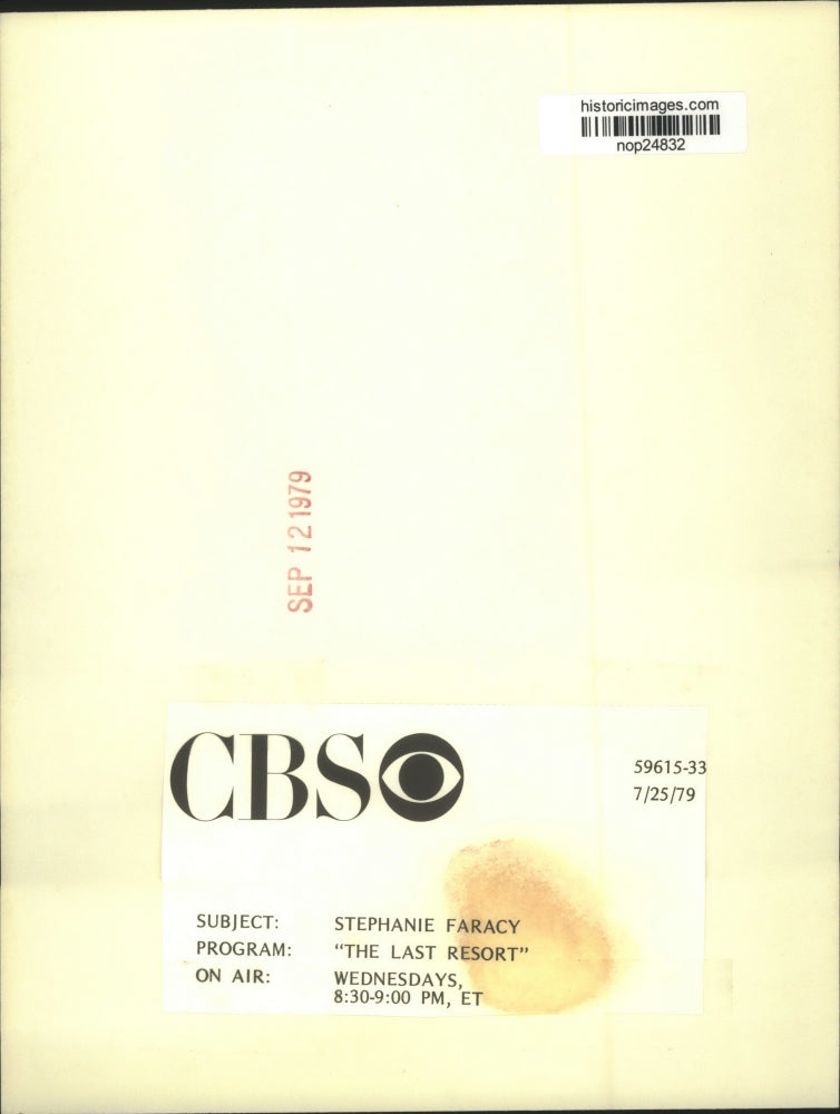 1979 Press Photo Stephanie Faracy stars on "The Last Resort" - nop24832