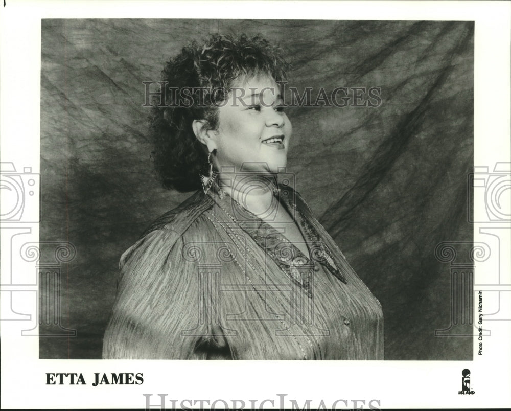 1989 Press Photo Etta James, singer - nop25496- Historic Images