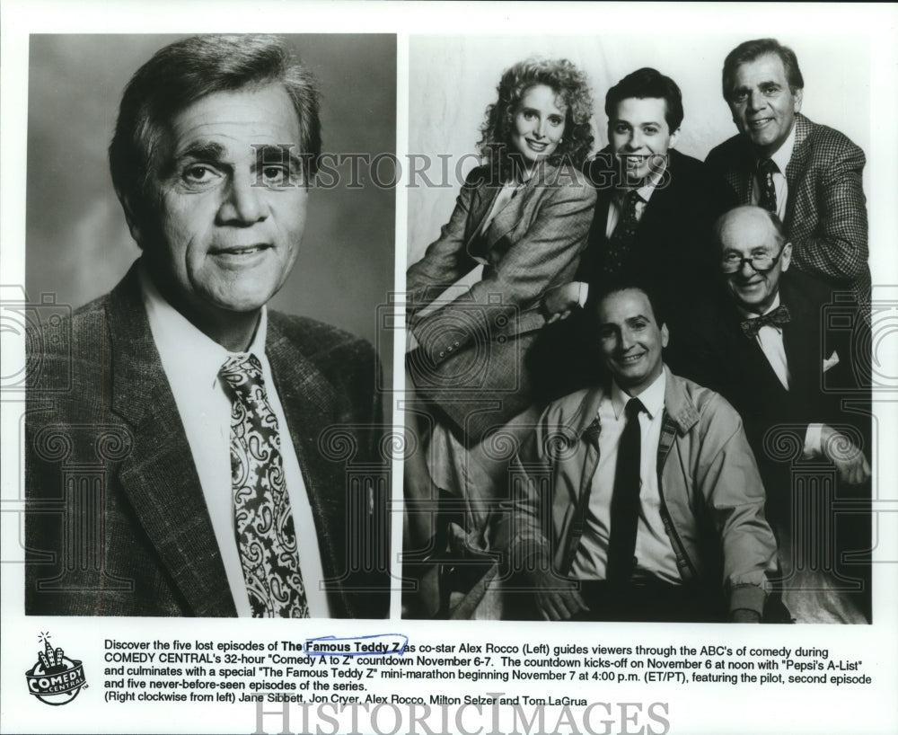 1993 Press Photo Alex Rocco, &quot;Comedy A-Z&quot; - nop25531- Historic Images