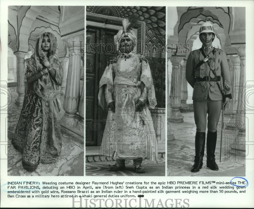 1984 Press Photo Sneh Gupta, "The Far Pavillions" - nop25541- Historic Images