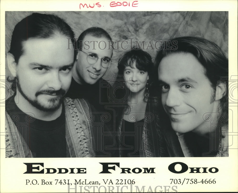 1994 Press Photo Eddie From Ohio, musical group - nop25556- Historic Images