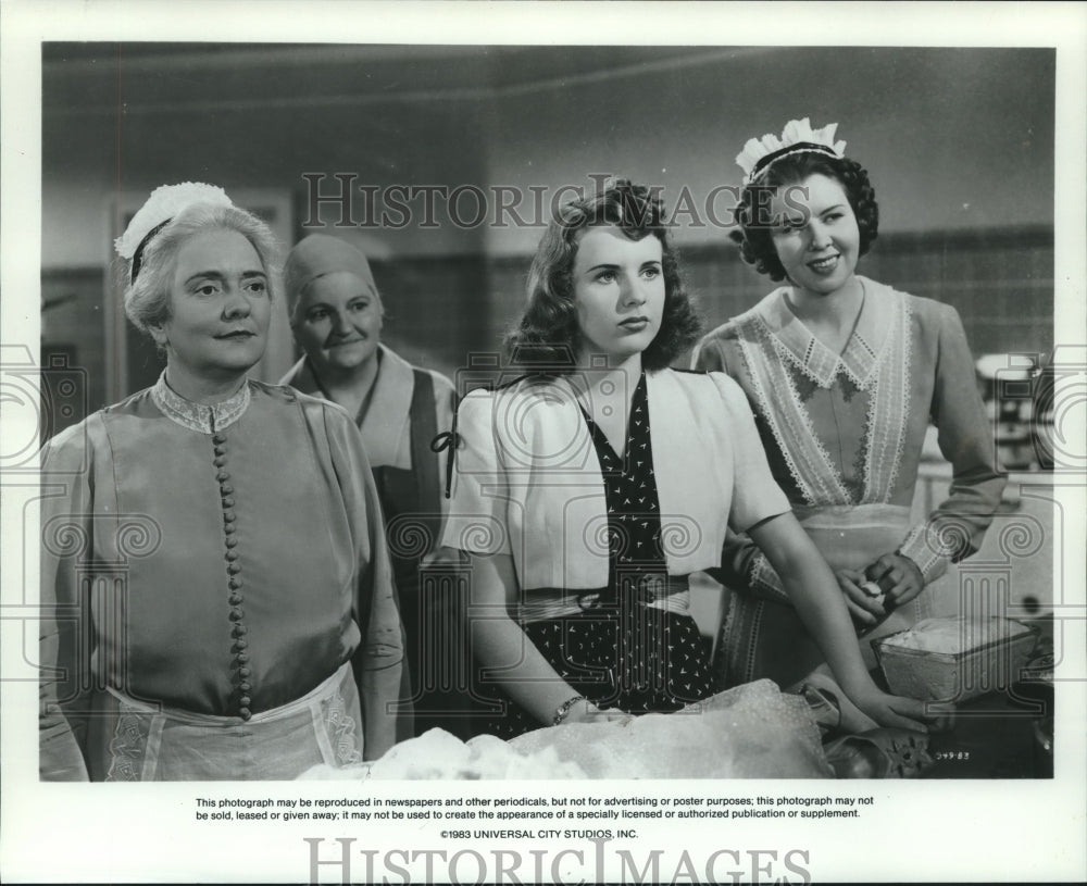 1983 Press Photo Deanna Durbin, &quot;First Love&quot; - nop25593- Historic Images