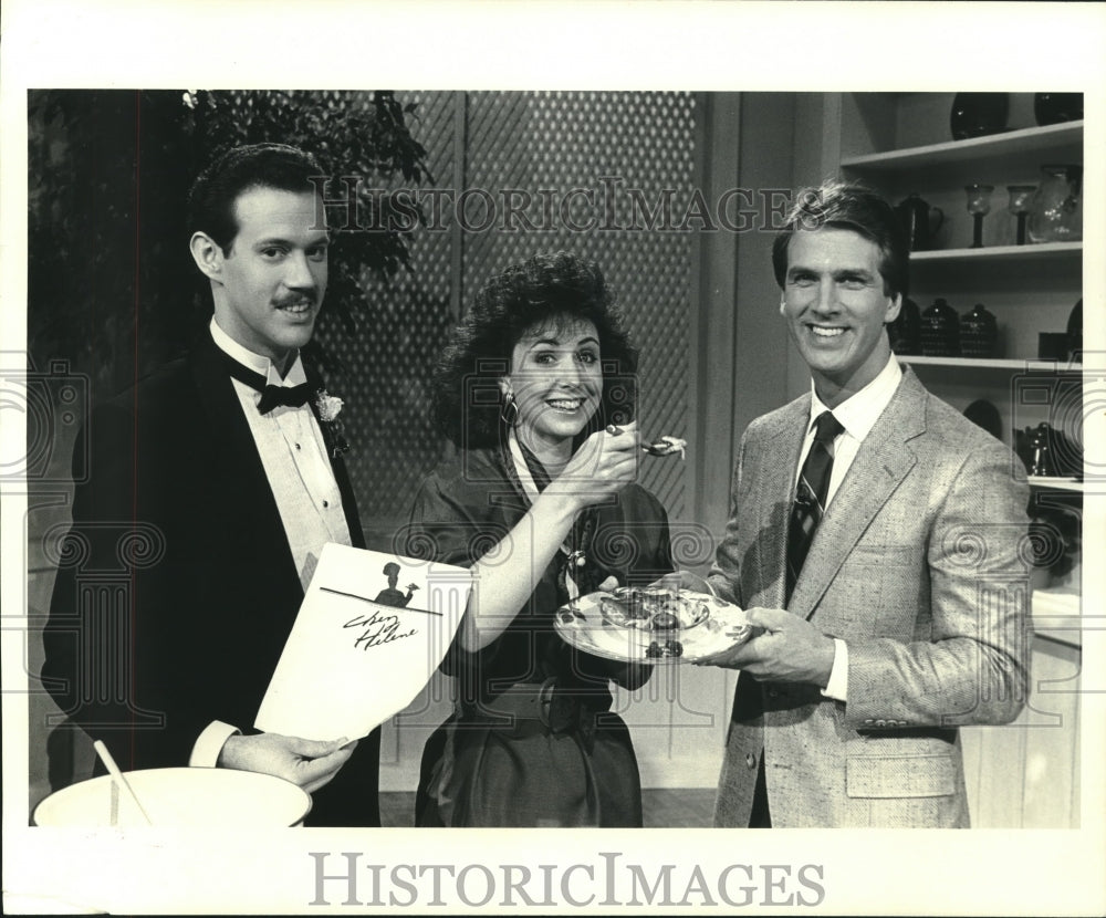 1988 Press Photo Jan Snider and Dan Miller, &quot;The American Magazine&quot; - nop25619- Historic Images