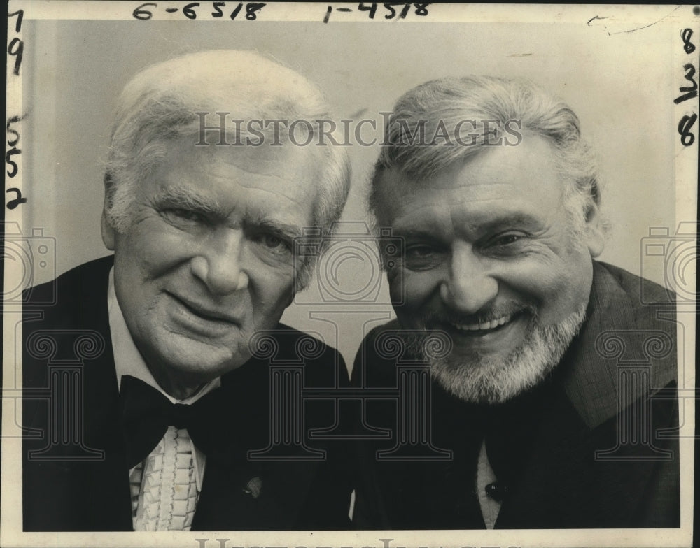 1978 Press Photo Buddy Ebsen, Frankie Laine, &quot;People&#39;s Command Performance&quot;- Historic Images