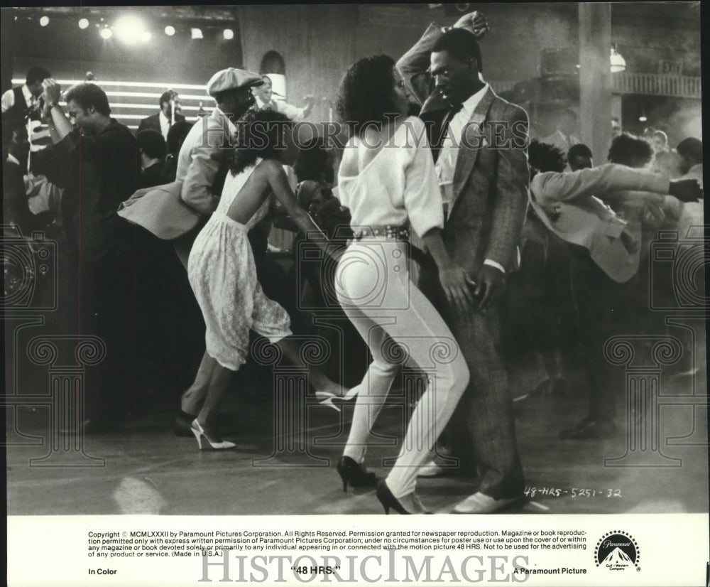 1982 Press Photo Eddie Murphy dancing, &quot;48 Hours&quot; - nop25695- Historic Images