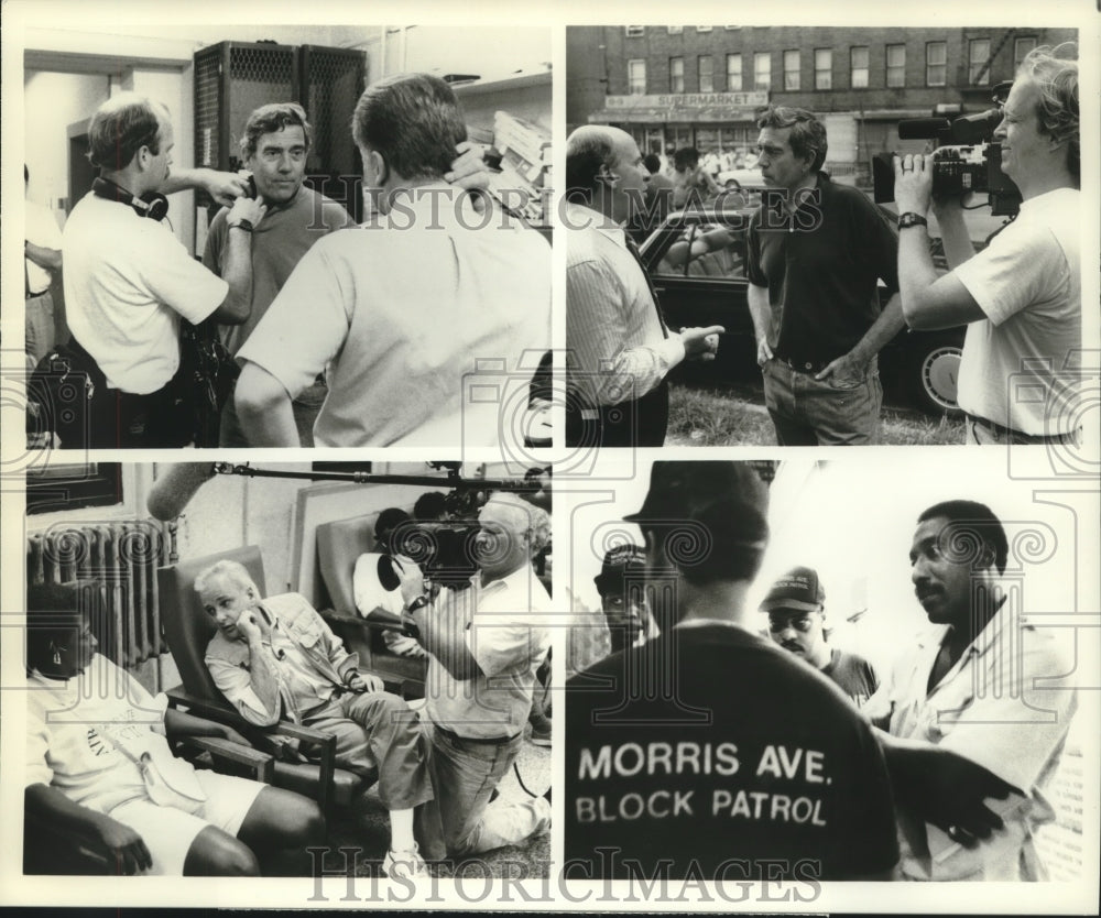 1989 Press Photo Dan Rather, &quot;48 Hours: Return to Crack Street&quot; - nop25697- Historic Images