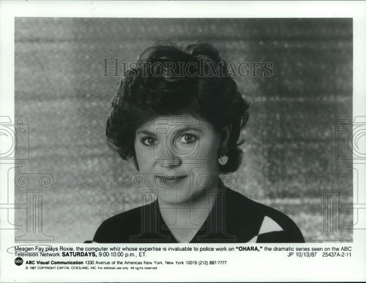 1987 Press Photo Meagen Fay, "Ohara" - nop25845- Historic Images