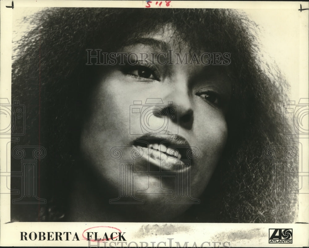 1980 Press Photo Roberta Flack - nop25879- Historic Images