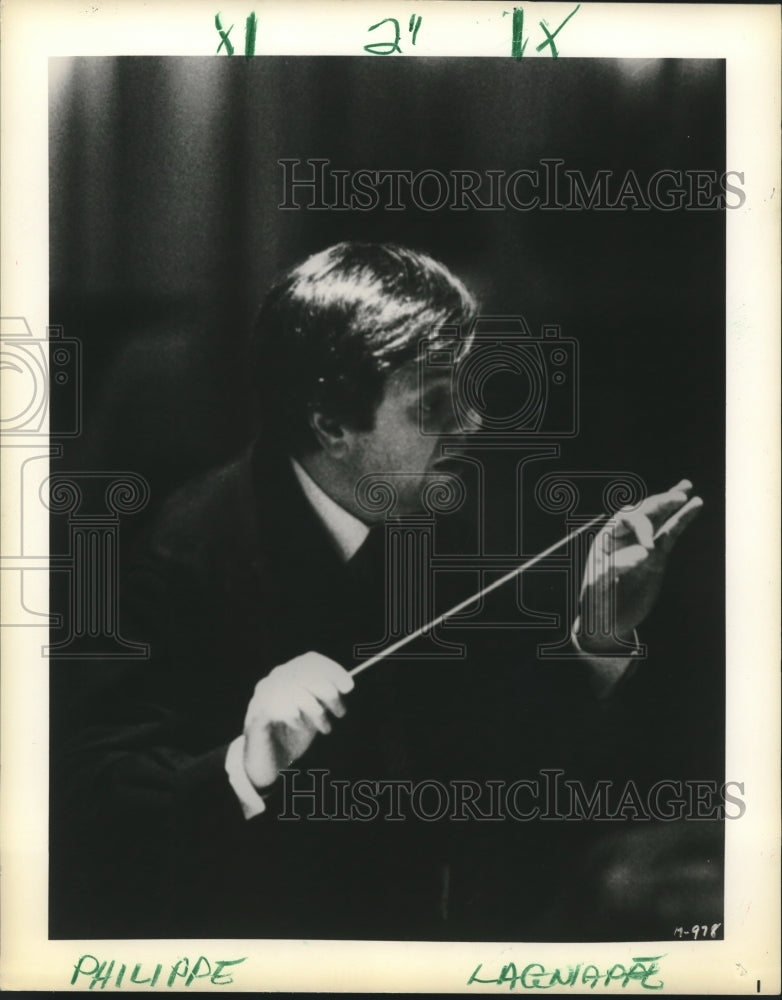 1981 Press Photo Philippe Entermont, Conducting - nop25933- Historic Images