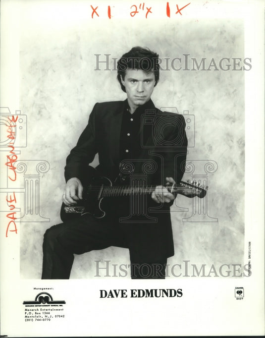 1984 Press Photo Dave Edmunds, musician - nop26585- Historic Images