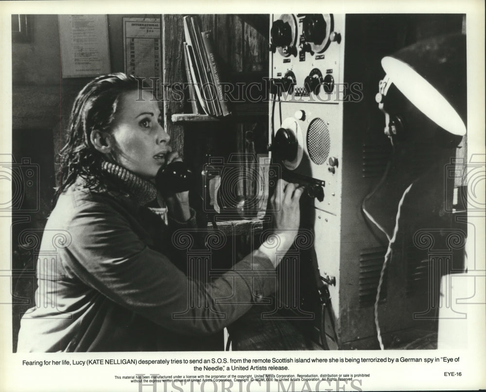 Press Photo Actress Kate Nelligan in &quot;Eye of the Needle&quot; - nop26887- Historic Images