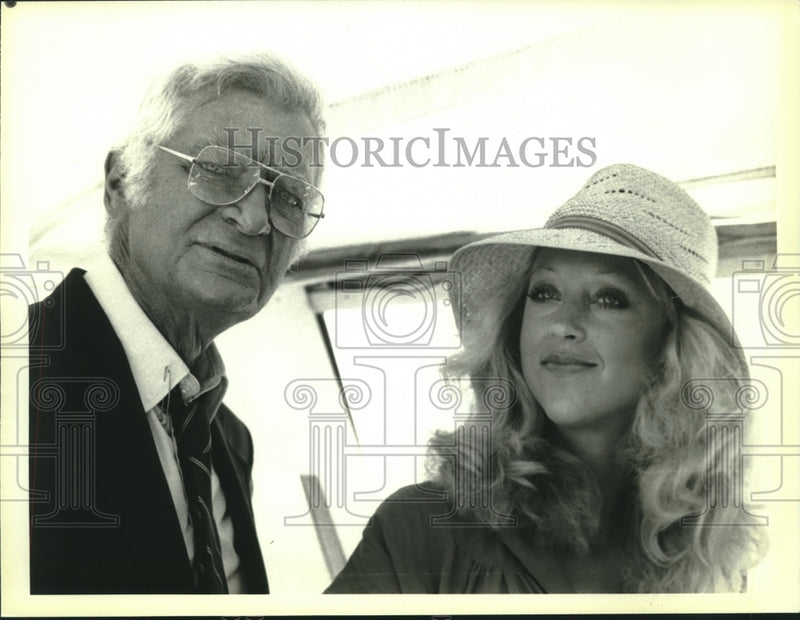 Load image into Gallery viewer, 1979 Press Photo Buddy Ebsen, Bonnie Ebsen in "The Paradise Connection" on CBS
