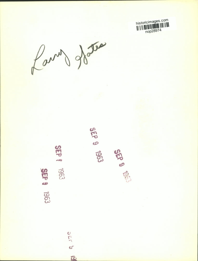 1963 Press Photo Larry Gates - nop28974