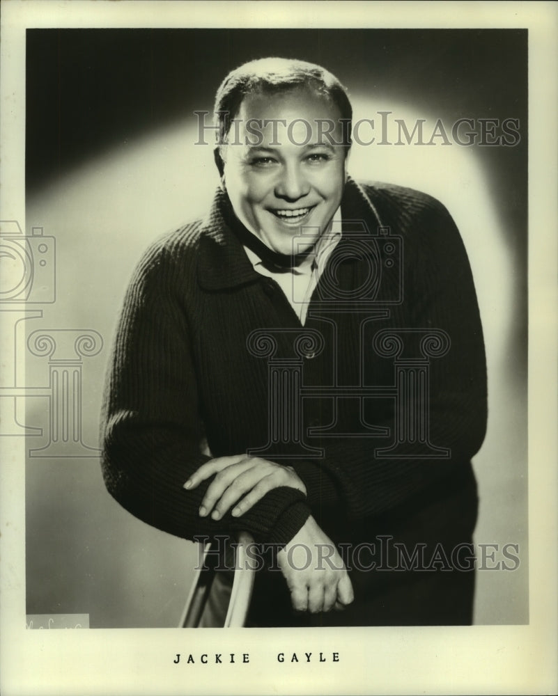 1965 Press Photo Comedian Jackie Gayle - nop29014