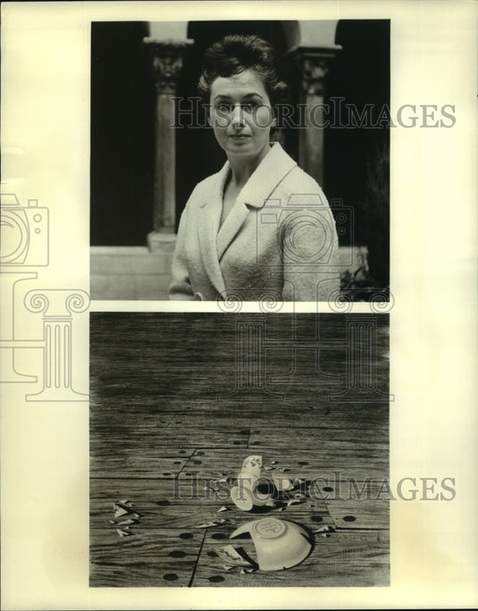 1963 Press Photo Catherine Gaskin, author of " The Tilsit Inheritance"