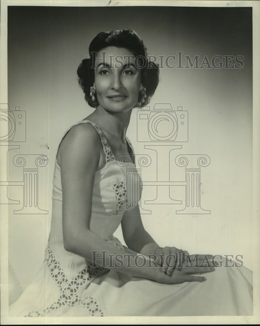1959 Press Photo Elissa M. Fuchs, ballet mistress in New Orleans Opera- Historic Images