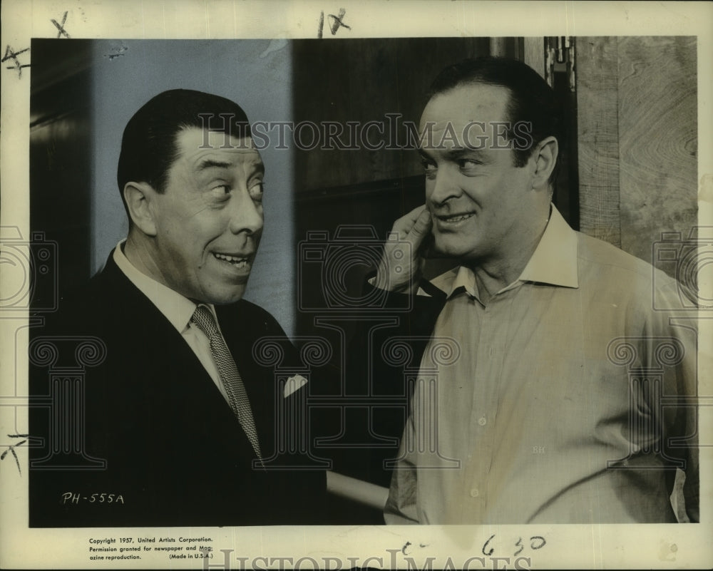 1957 Press Photo Fernandel, French comedian star in The Wild Oat - nop30026