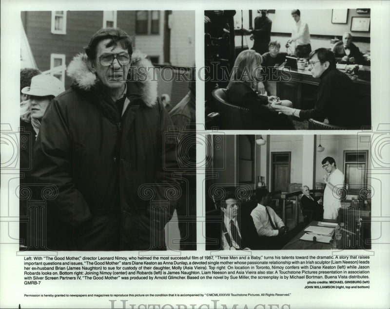Load image into Gallery viewer, 1988 Press Photo Leonard Nimoy directs "The Good Mother" - nop30671
