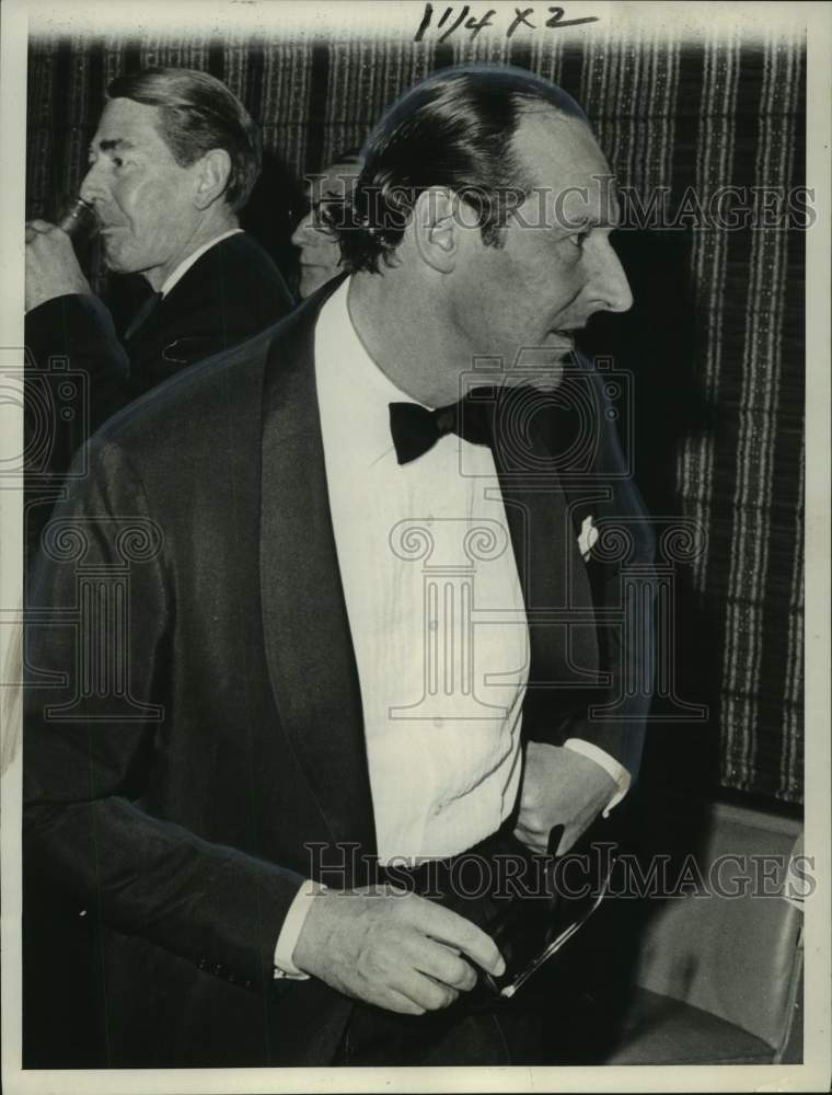 1968 Press Photo Lord Harlech in Bermuda - nop32691