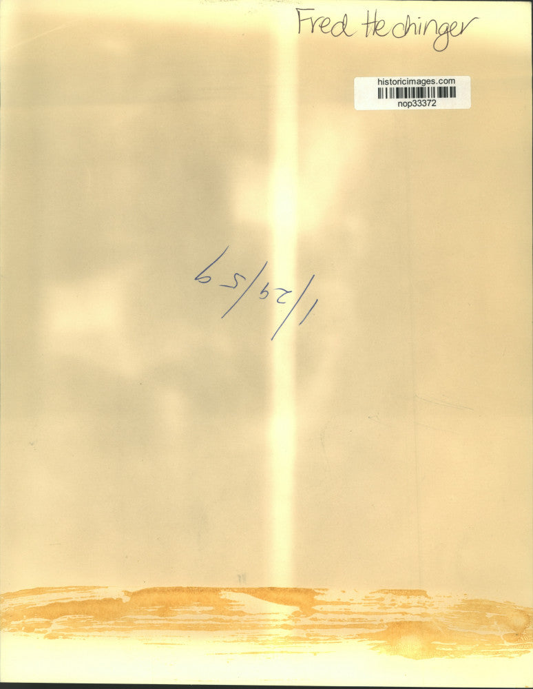 1959 Press Photo Editor Fred Hechinger - nop33372