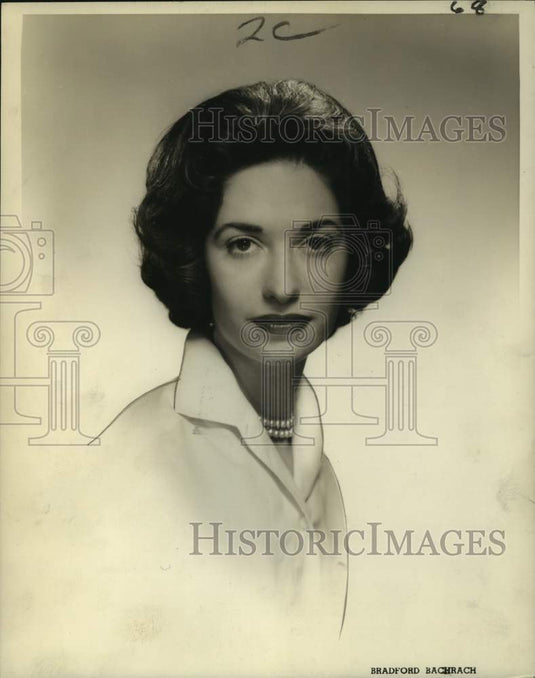 1962 Press Photo Barbara Pym Haspel, Novelist - nop33686