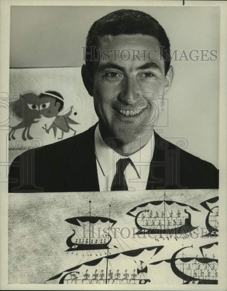 Load image into Gallery viewer, 1965 Press Photo Dr. Albert Hibbs, Host of "Exploring" on NBC-TV - nop33936
