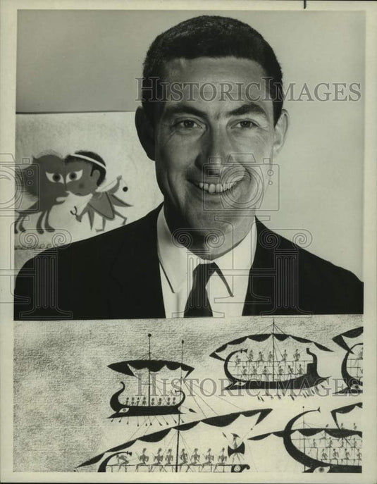 1965 Press Photo Dr. Albert Hibbs, Host of "Exploring" on NBC-TV - nop33936