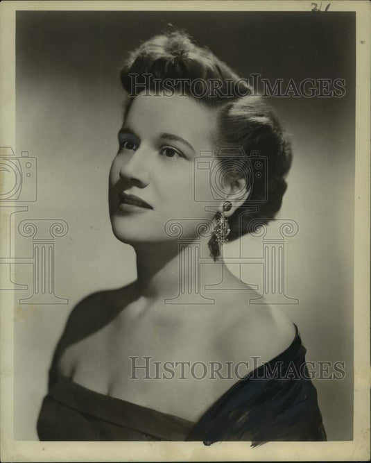 1953 Press Photo Ann Harvey - nop34077
