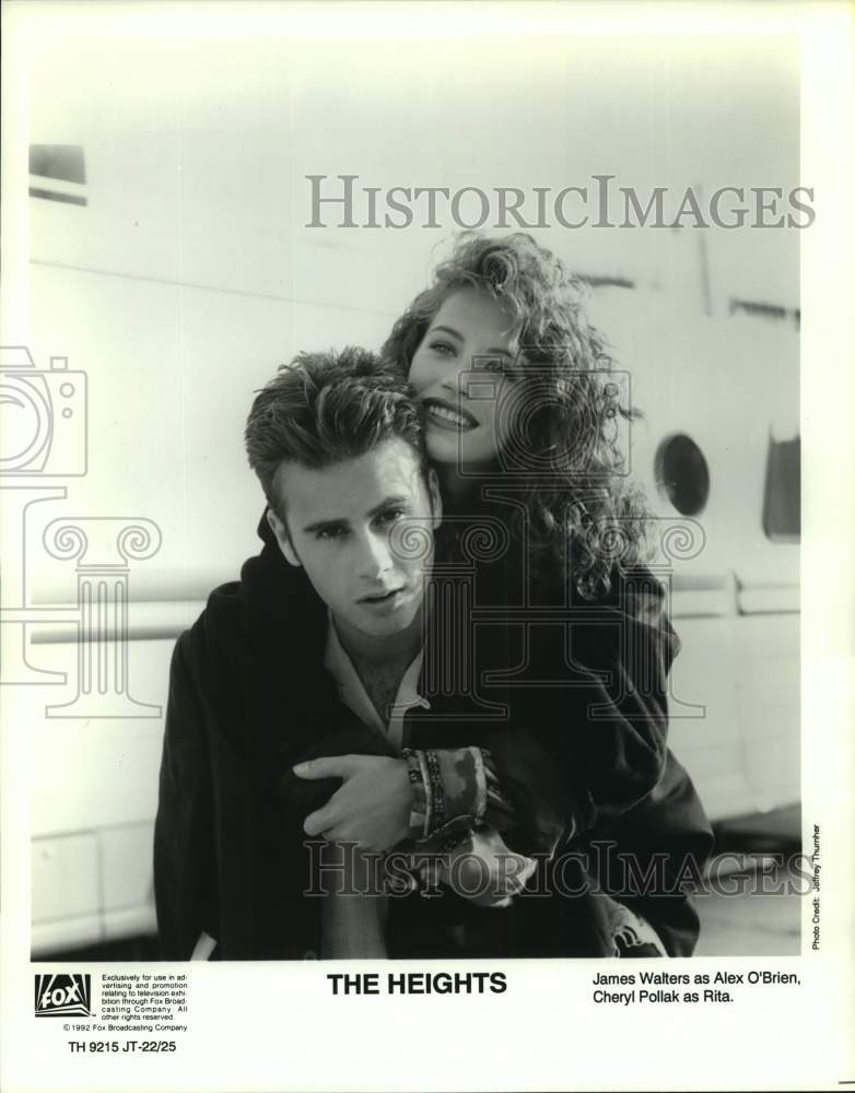 1992 Press Photo James Walters & Cheryl Pollak, "The Heights" - nop34574