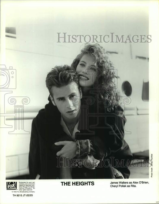 1992 Press Photo James Walters & Cheryl Pollak, "The Heights" - nop34574