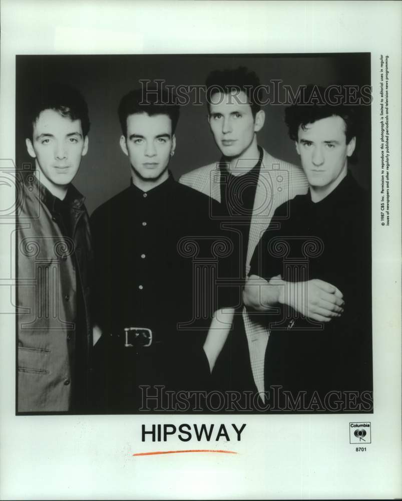 1987 Press Photo Musical group Hipsway - nop34747- Historic Images