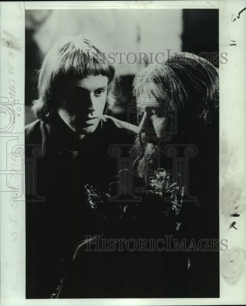 1979 Press Photo David Gwillim and Jon Finch in Henry IV, Part Two, on PBS.